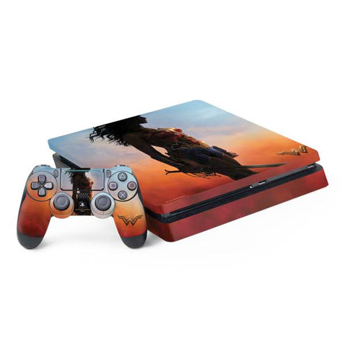 DC Comics Wonder Woman Movie Poster Stance Pose PS4 Slim Bundle Skin