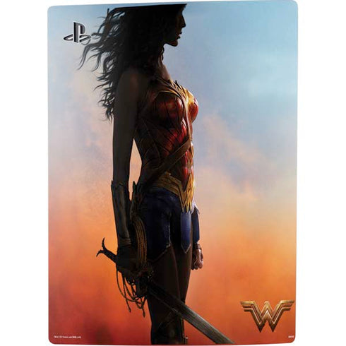 DC Comics Wonder Woman Movie Poster Stance Pose PS5 Digital Edition Console Skin