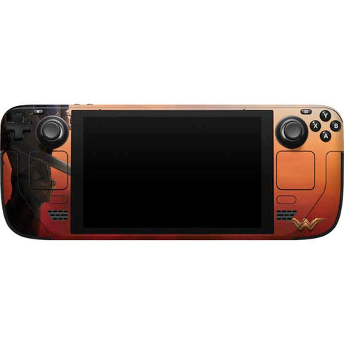 DC Comics Wonder Woman Movie Poster Stance Pose Steam Deck Handheld Gaming Computer Skin