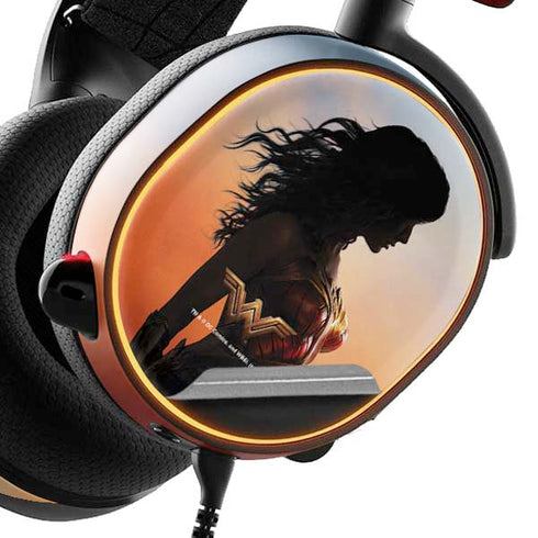 DC Comics Wonder Woman Movie Poster Stance Pose SteelSeries Arctis 5 Skin