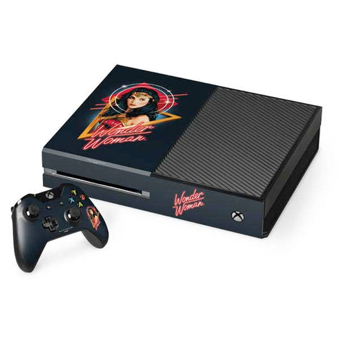 Wonder Woman 1984 (2020) Character Movie Poster Xbox One Console and Controller Bundle Skin