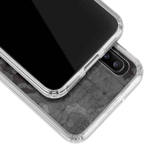 Digital Camo Galaxy A20 Clear Case