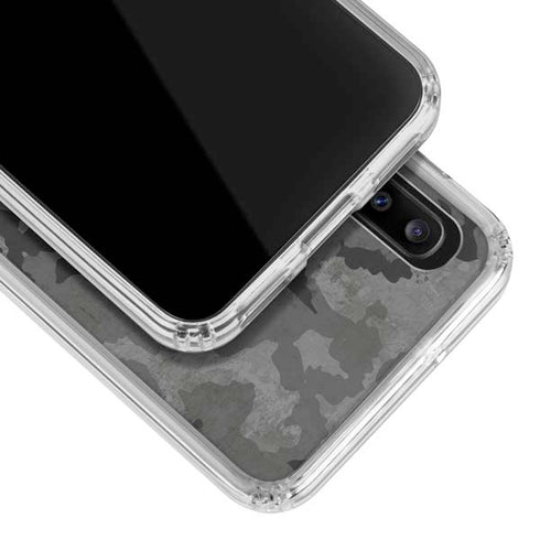Digital Camo Galaxy A30 Clear Case