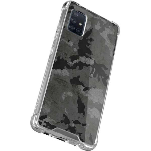 Digital Camo Galaxy A71 5G Clear Case