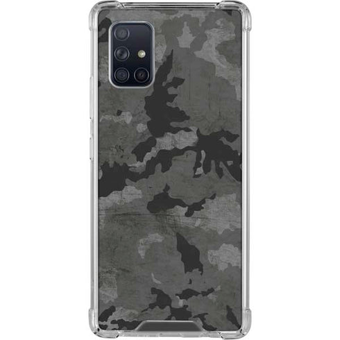 Digital Camo Galaxy A71 5G Clear Case