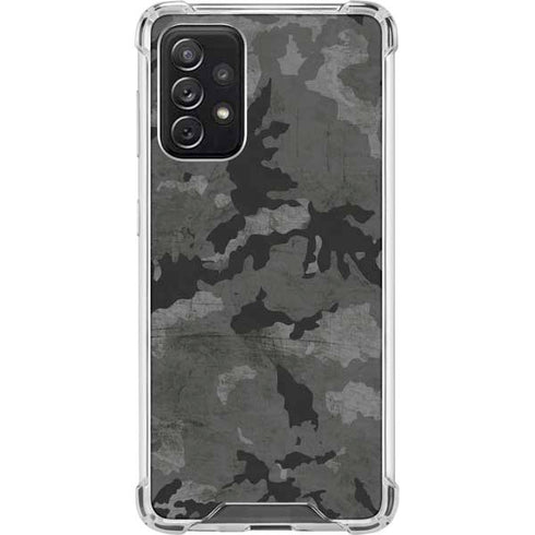 Digital Camo Galaxy A72 5G Clear Case