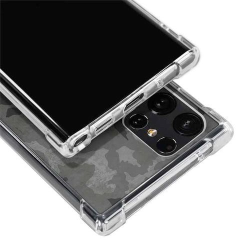 Digital Camo Galaxy S22 Ultra Clear Case