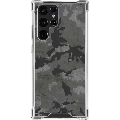 Digital Camo Galaxy S24 Ultra Clear Case