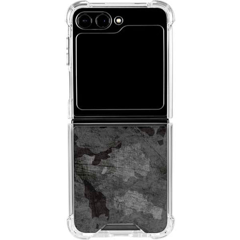 Digital Camo Galaxy Z Flip5 5G Clear Case