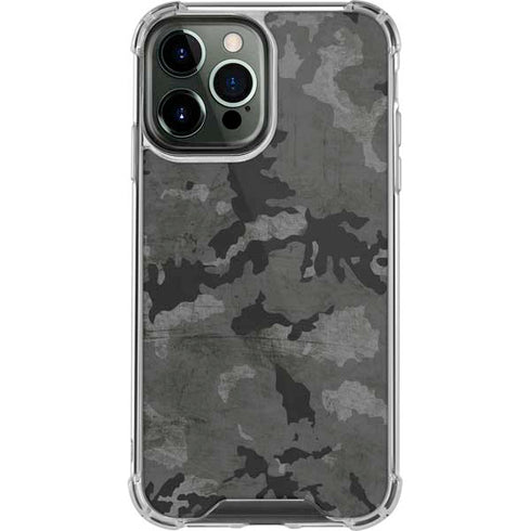 Digital Camo iPhone 14 Pro Max Clear Case