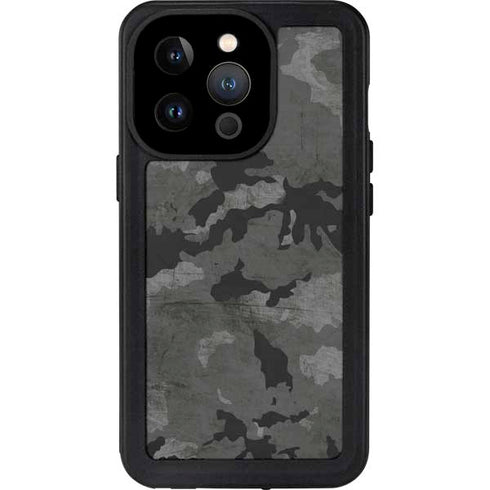 Digital Camo iPhone 14 Pro Waterproof Case