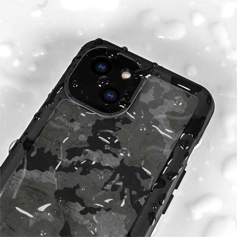 Digital Camo iPhone 15 Plus Waterproof Case