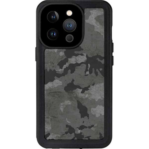 Digital Camo iPhone 15 Pro Waterproof Case