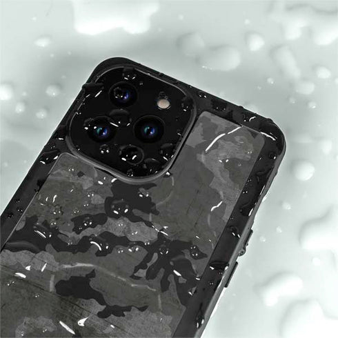 Digital Camo iPhone 15 Pro Waterproof Case