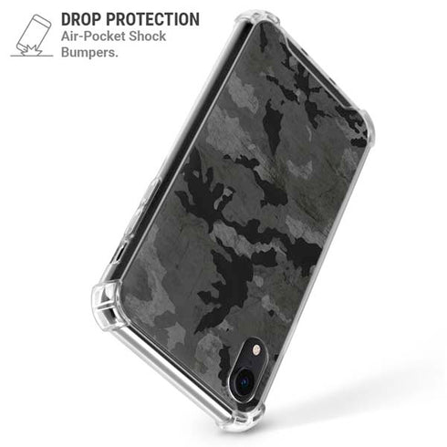 Digital Camo iPhone XR Clear Case