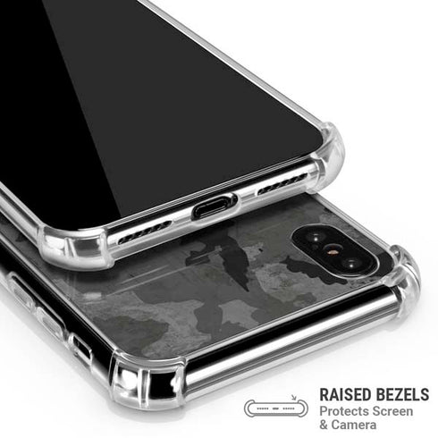 Digital Camo iPhone XS Max Clear Case