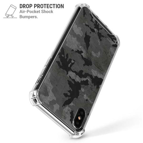 Digital Camo iPhone XS Max Clear Case
