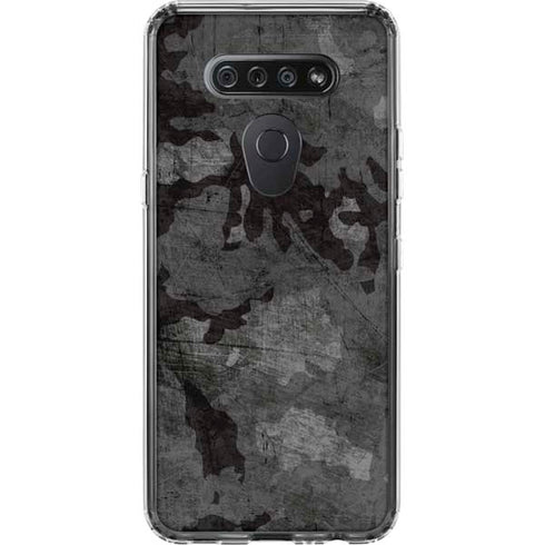 Digital Camo LG K51/Q51 Clear Case