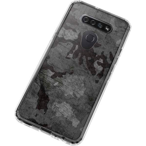 Digital Camo LG K51/Q51 Clear Case
