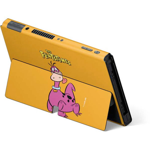 The Flinstones Dino Nintendo Switch OLED (2021) Skin
