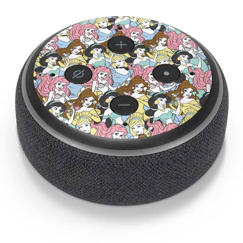 Disney Princess Disney Princesses Pattern Amazon Echo Dot Skin