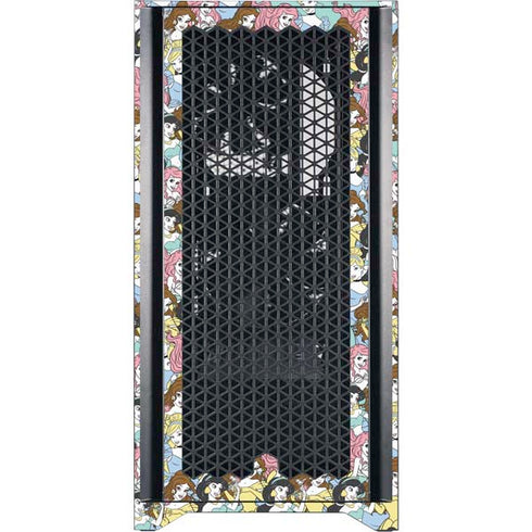 Disney Princess Disney Princesses Pattern Corsair 4000D Tempered Glass Mid-Tower ATX Case Skin