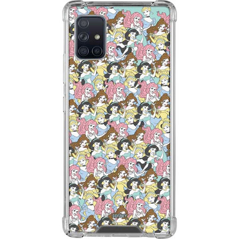 Disney Princess Disney Princesses Pattern Galaxy A51 5G Clear Case