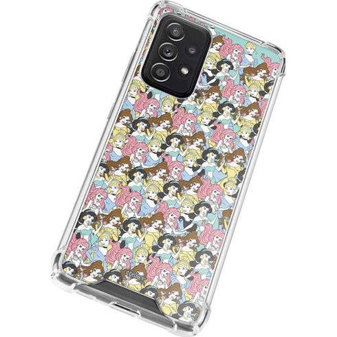 Disney Princess Disney Princesses Pattern Galaxy A52 5G Clear Case