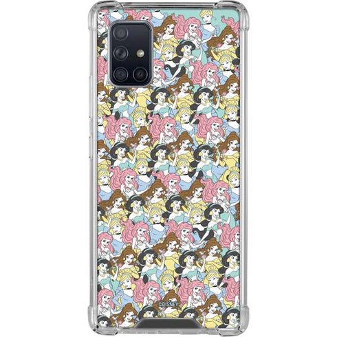 Disney Princess Disney Princesses Pattern Galaxy A71 5G Clear Case