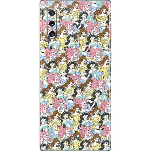 Disney Princess Disney Princesses Pattern Galaxy Note 10 Skin