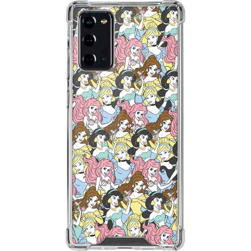 Disney Princess Disney Princesses Pattern Galaxy Note20 5G Clear Case