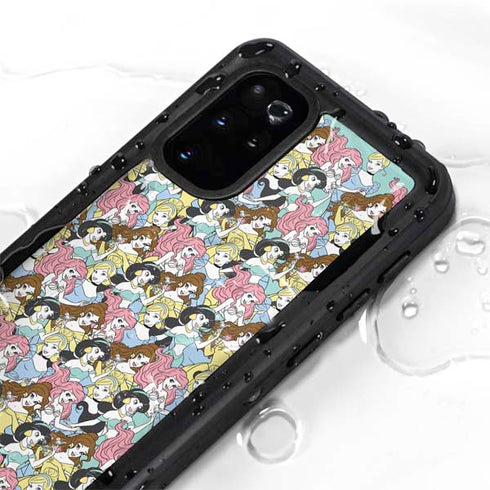 Disney Princess Disney Princesses Pattern Galaxy S20 Plus Waterproof Case