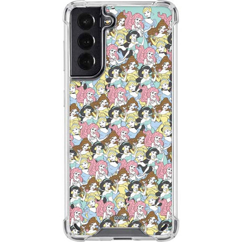 Disney Princess Disney Princesses Pattern Galaxy S21 5G Clear Case