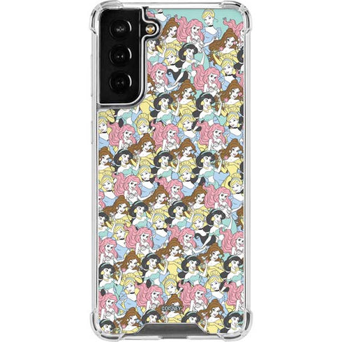 Disney Princess Disney Princesses Pattern Galaxy S21 FE Clear Case
