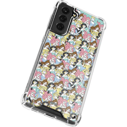 Disney Princess Disney Princesses Pattern Galaxy S21 Plus 5G Clear Case