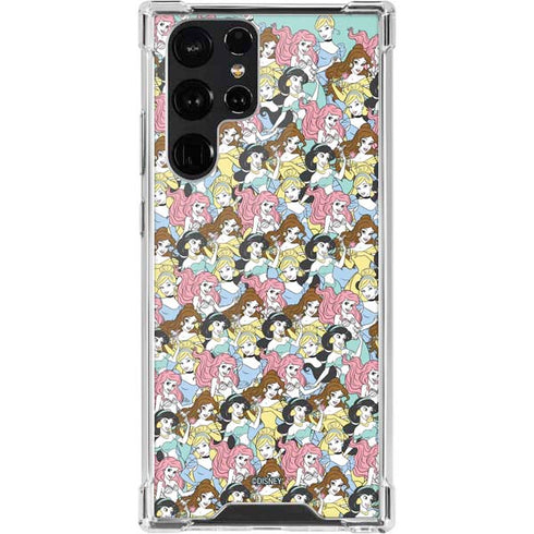 Disney Princess Disney Princesses Pattern Galaxy S22 Ultra Clear Case