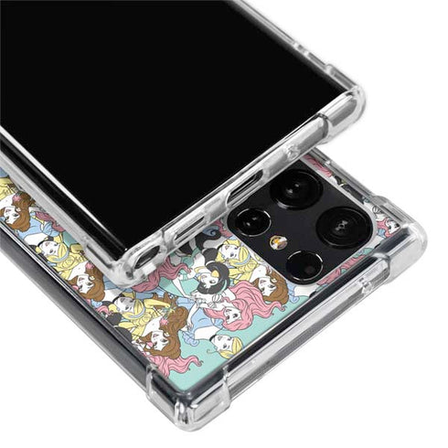 Disney Princess Disney Princesses Pattern Galaxy S24 Ultra Clear Case