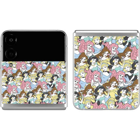 Disney Princess Disney Princesses Pattern Galaxy Z Flip4 5G Skin
