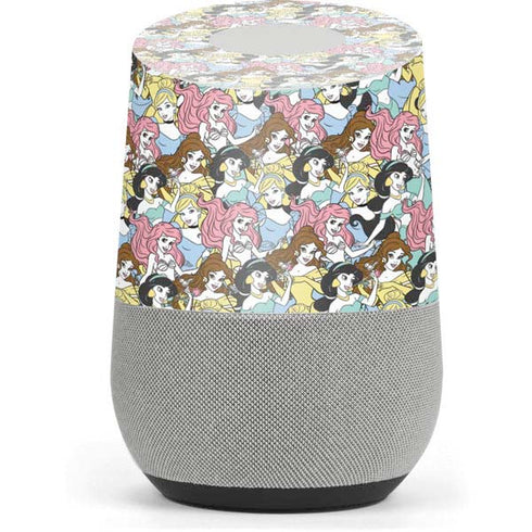 Disney Princess Disney Princesses Pattern Google Home Skin