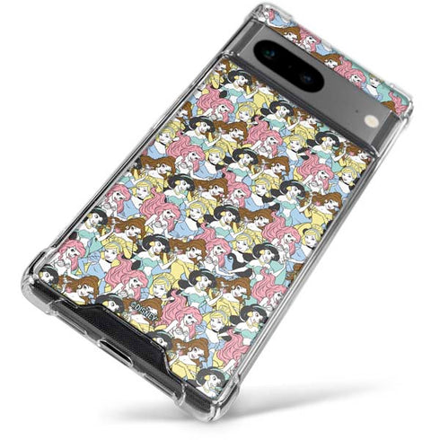 Disney Princess Disney Princesses Pattern Google Pixel 8 Clear Case