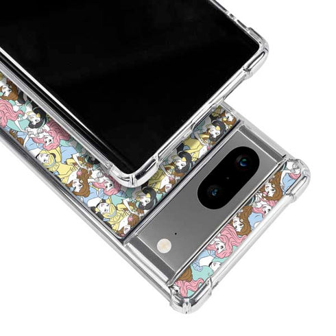 Disney Princess Disney Princesses Pattern Google Pixel 8 Clear Case