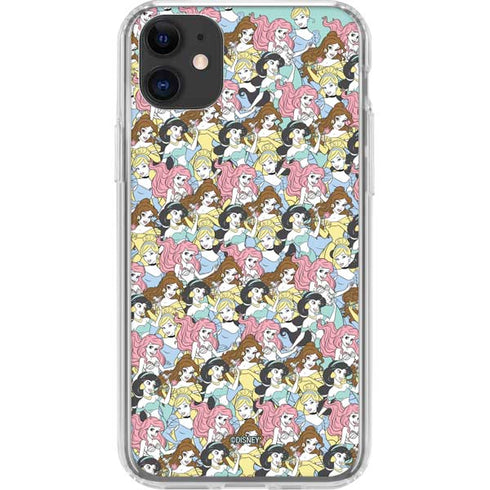 Disney Princess Disney Princesses Pattern iPhone 11 Clear Case