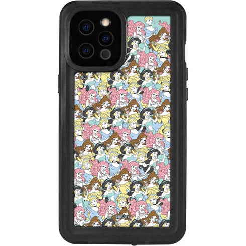 Disney Princess Disney Princesses Pattern iPhone 12 Pro Max Waterproof Case