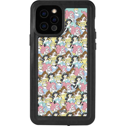 Disney Princess Disney Princesses Pattern iPhone 12 Pro Waterproof Case