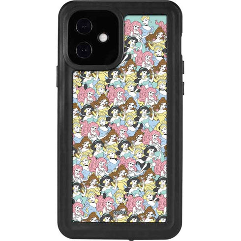 Disney Princess Disney Princesses Pattern iPhone 12 Waterproof Case
