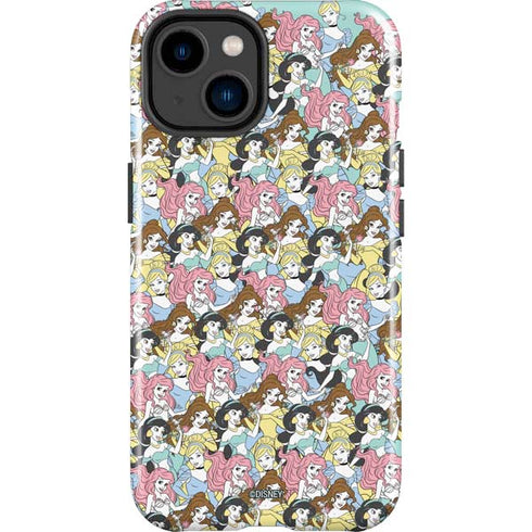 Disney Princess Disney Princesses Pattern iPhone 15 Plus Impact Case