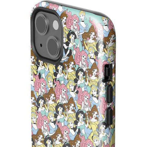 Disney Princess Disney Princesses Pattern iPhone 15 Plus Impact Case
