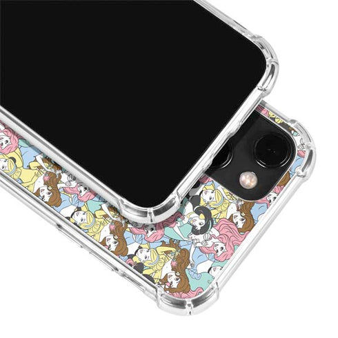 Disney Princess Disney Princesses Pattern iPhone 14 Plus Clear Case
