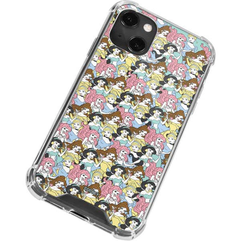Disney Princess Disney Princesses Pattern iPhone 14 Plus Clear Case
