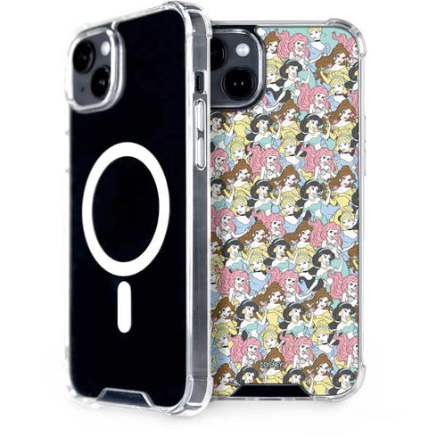 Disney Princess Disney Princesses Pattern iPhone 15 Plus MagSafe Case